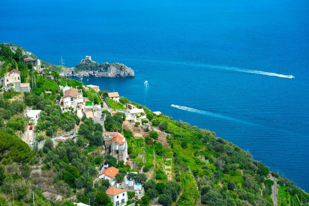 Amalfi Coast Mareblu Lejlighed Furore Eksteriør billede